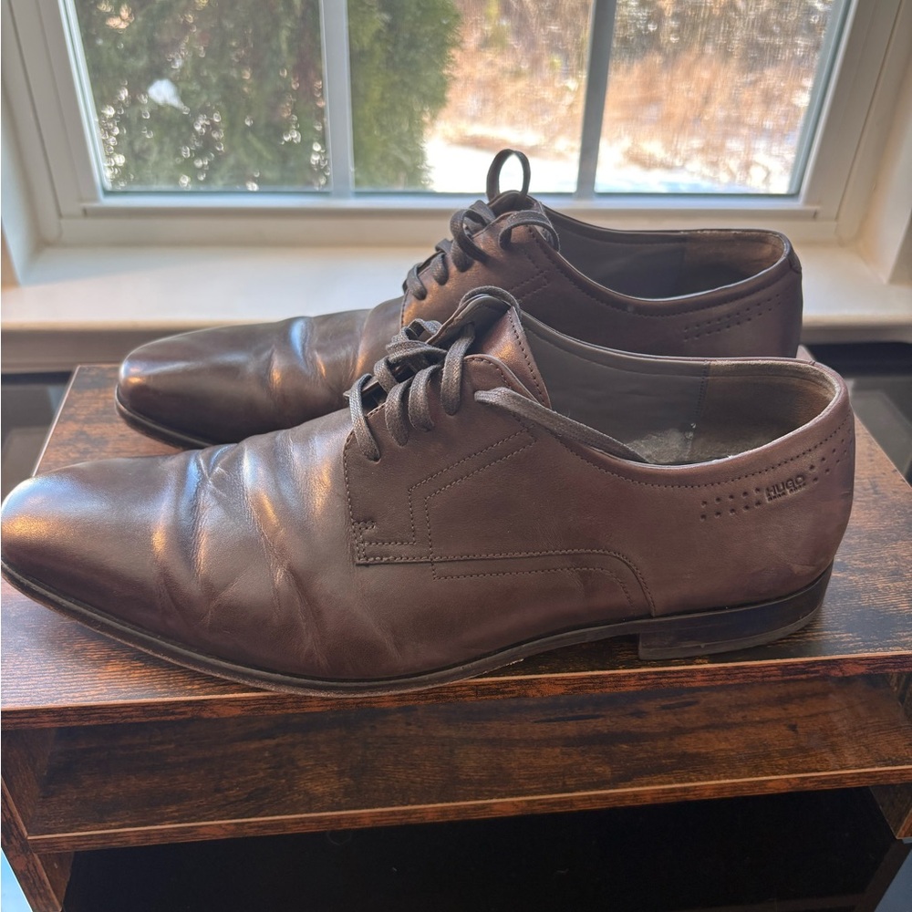 Men’s Hugo Boss Brown Leather Men's Shoes